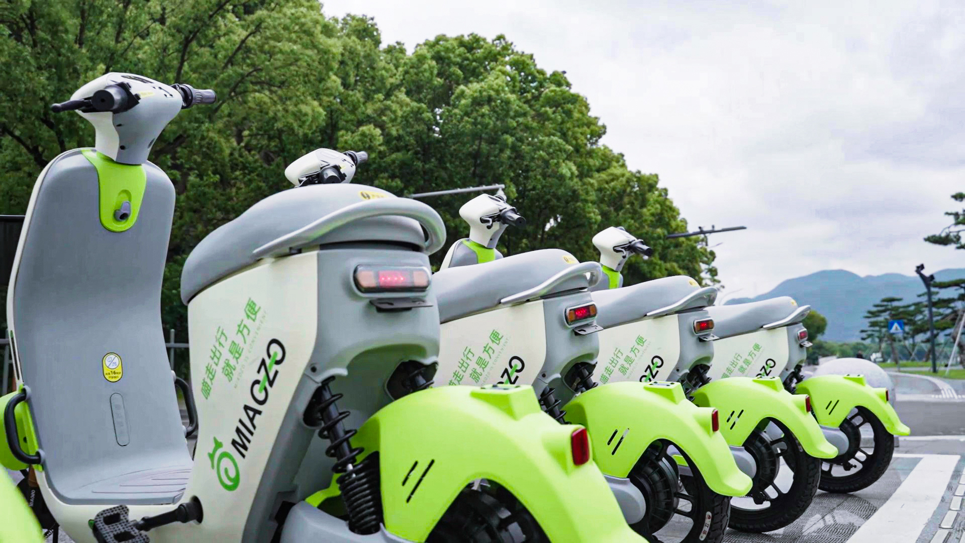 景區(qū)投放的共享電動車 景區(qū)投放的共享電動車