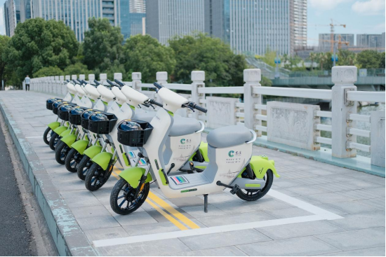 共享電單車需正確停放